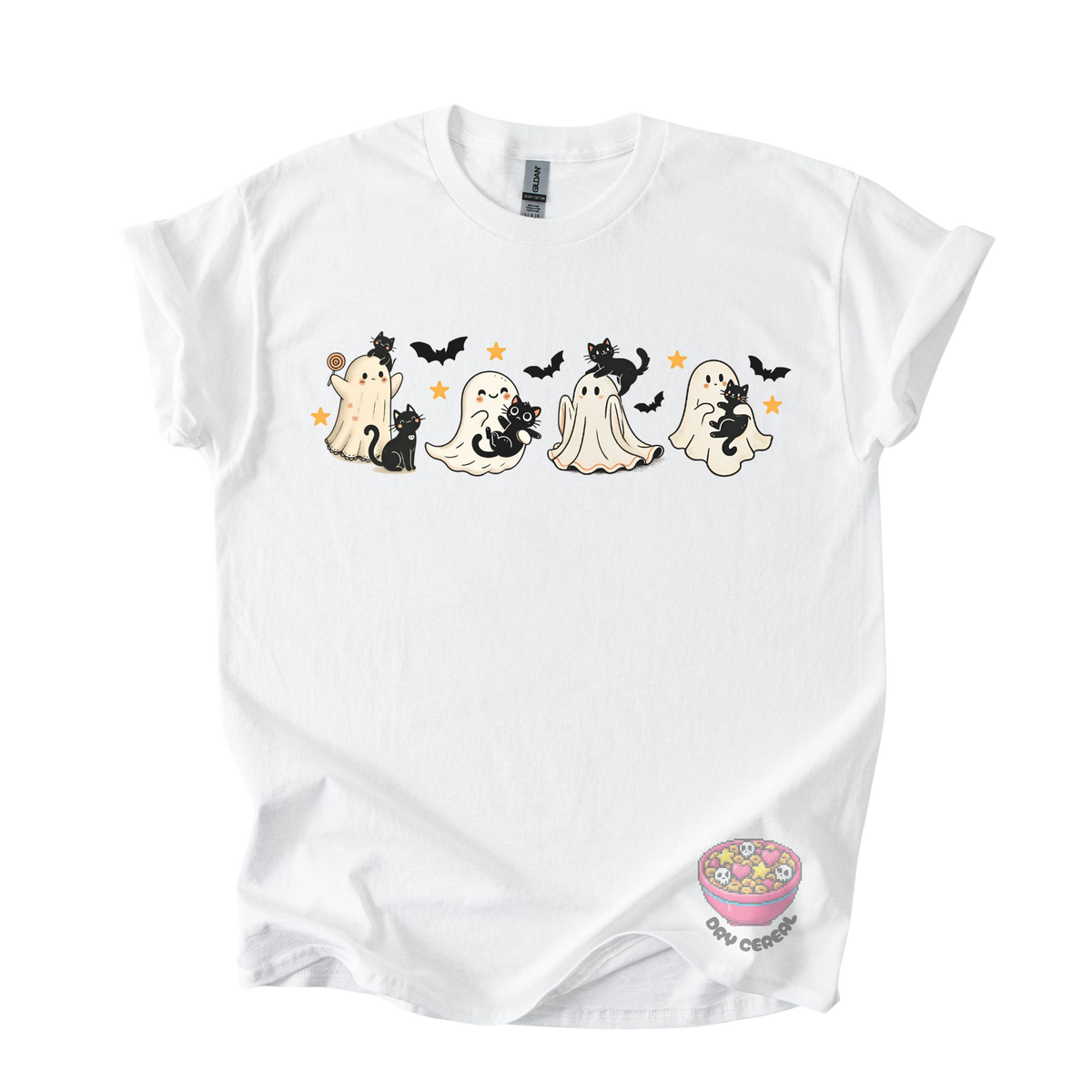 Cute Ghost Cats Tee